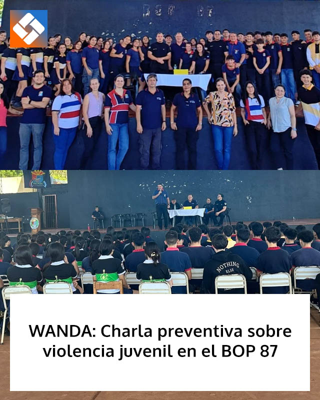 WANDA: Charla preventiva sobre violencia juvenil en el BOP 87