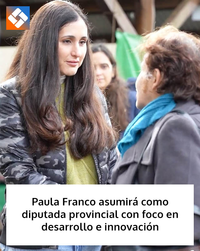 Paula Franco asumirá como diputada provincial con foco en desarrollo e innovación