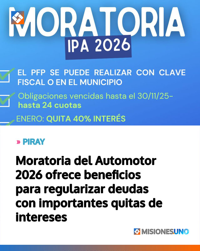 PIRAY: Moratoria del Automotor 2026 ofrece beneficios para regularizar deudas con importantes quitas de intereses