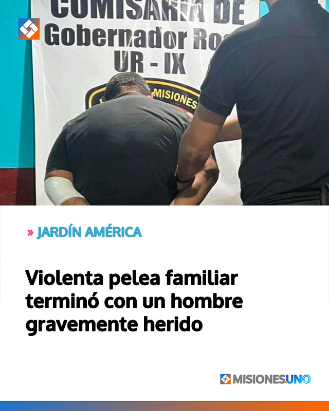 Violenta pelea familiar terminó con un hombre gravemente herido