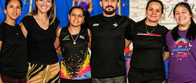 WANDA: Exitosa clínica de gimnasia artística en el Polideportivo