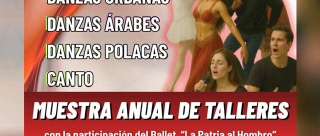WANDA: La Dirección de Cultura realizará la muestra anual de talleres este jueves
