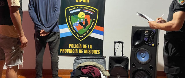 SAN IGNACIO: Recuperaron objetos robados y detuvieron a un joven que intentaba escapar