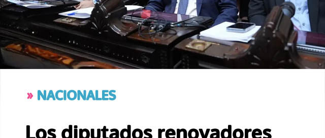 Los diputados renovadores defendieron presupuesto pero cuestionaron recortes en universidades y discapacidad