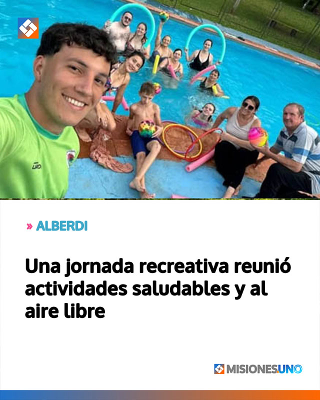 Una jornada recreativa reunió actividades saludables y al aire libre