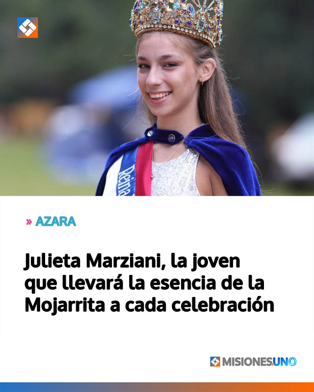 Julieta Marziani, la joven que llevará la esencia de la Mojarrita a cada celebración