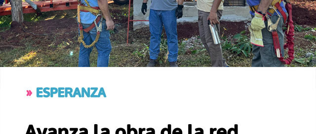 Avanza la obra de la red de agua potable con la habilitación de la primera etapa en el Barrio San José