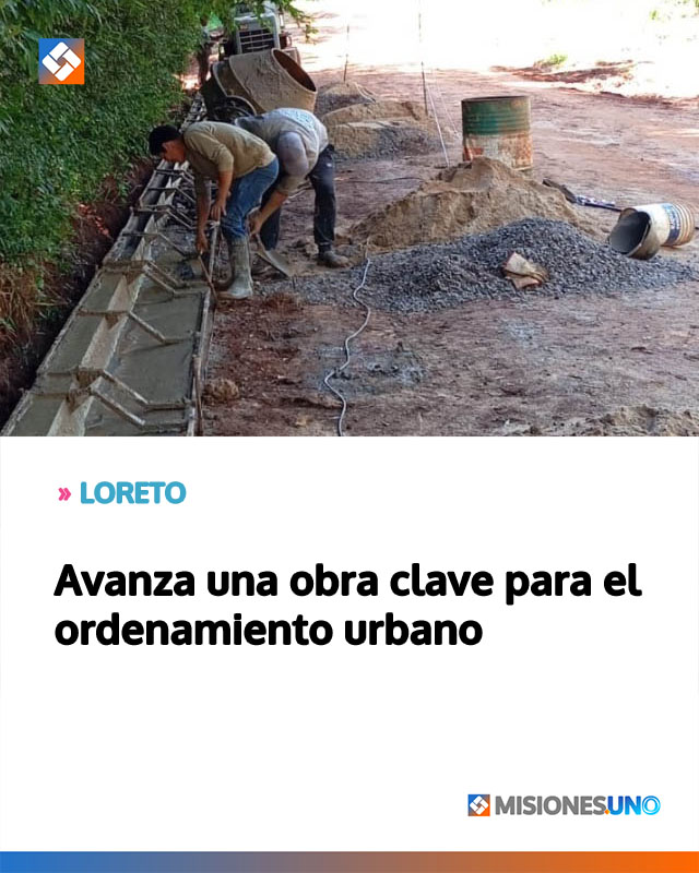 Avanza una obra clave para el ordenamiento urbano