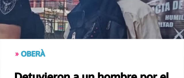 Detuvieron a un hombre por el robo de herramientas en una obra en construcción