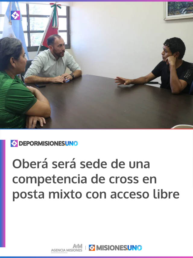 Oberá será sede de una competencia de cross en posta mixto con acceso libre