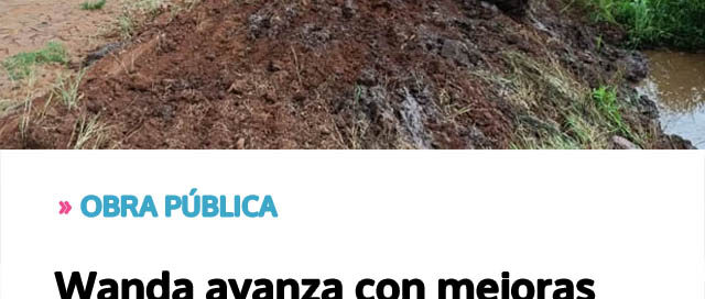 Wanda avanza con mejoras en el predio vecinal del barrio Kallsten 2