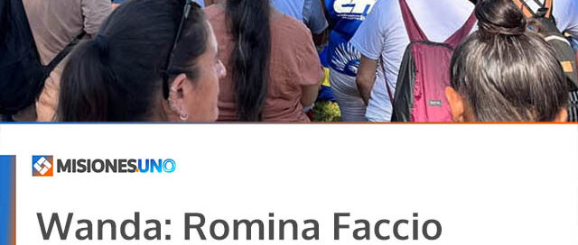 Wanda: Romina Faccio destacó la jornada solidaria del Foro por la Niñez en el barrio San Miguel