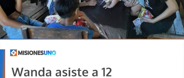 Wanda asiste a 12 merenderos y acompañó a 3.398 niños durante 2025