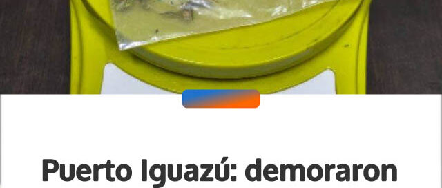 Puerto Iguazú: demoraron a un hombre con drogas durante un operativo preventivo
