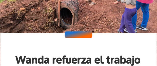 Wanda refuerza el trabajo territorial con recorridas y respuestas a vecinos del Km 13