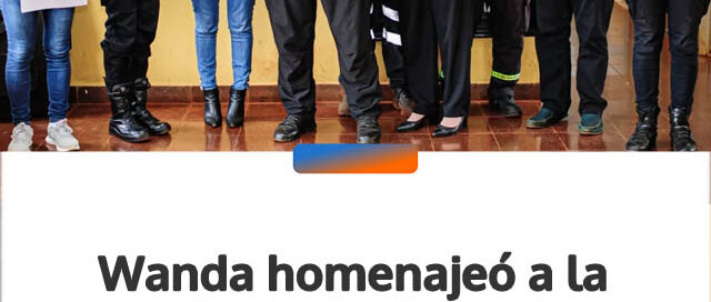 Wanda homenajeó a la Policía de Misiones en su 170° aniversario