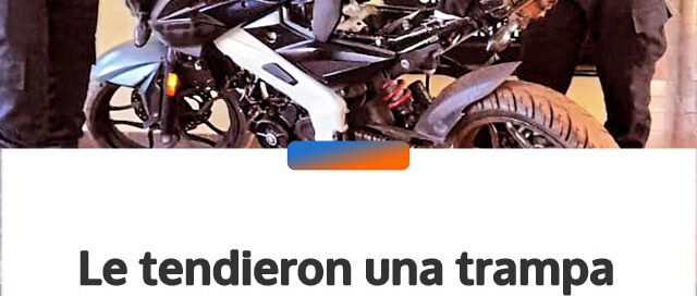 Le tendieron una trampa para robarle la moto y descubrieron un posible circuito ilegal en Wanda