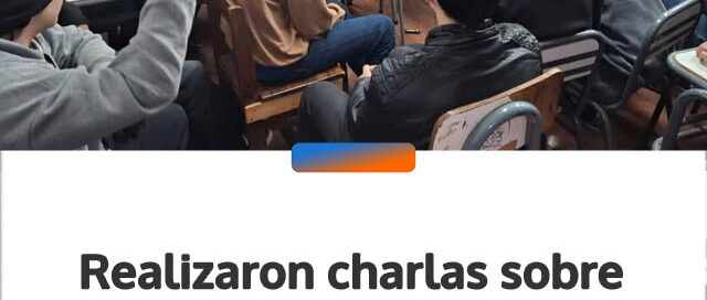 Realizaron charlas sobre prevención de adicciones y suicidio en escuelas de Wanda