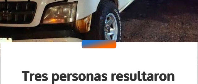 Tres personas resultaron heridas tras un choque sobre la Ruta 12 en Wanda y una camioneta se incendió